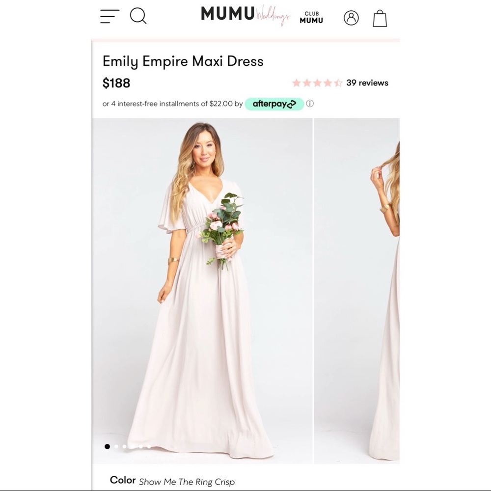 Show Me Your Mumu Emily Empire Maxi Dress